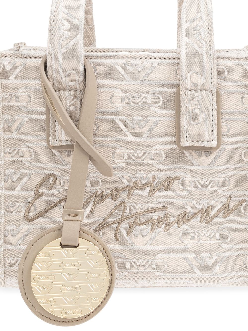 Emporio Armani Bags Beige Cotton Polyesster