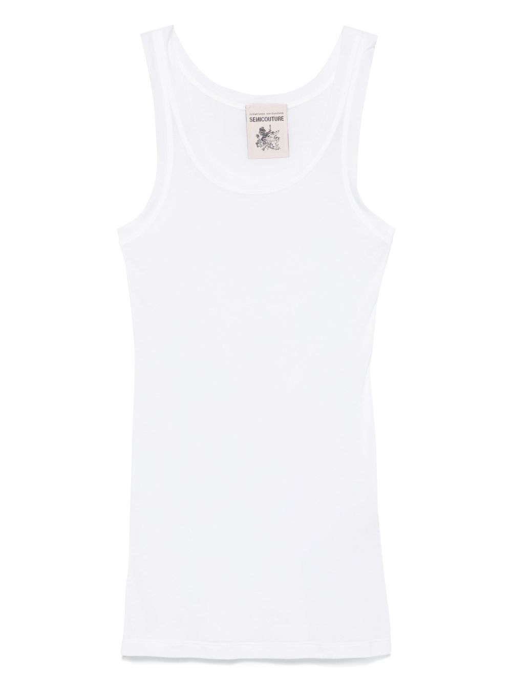 Semicouture Top White Viscose