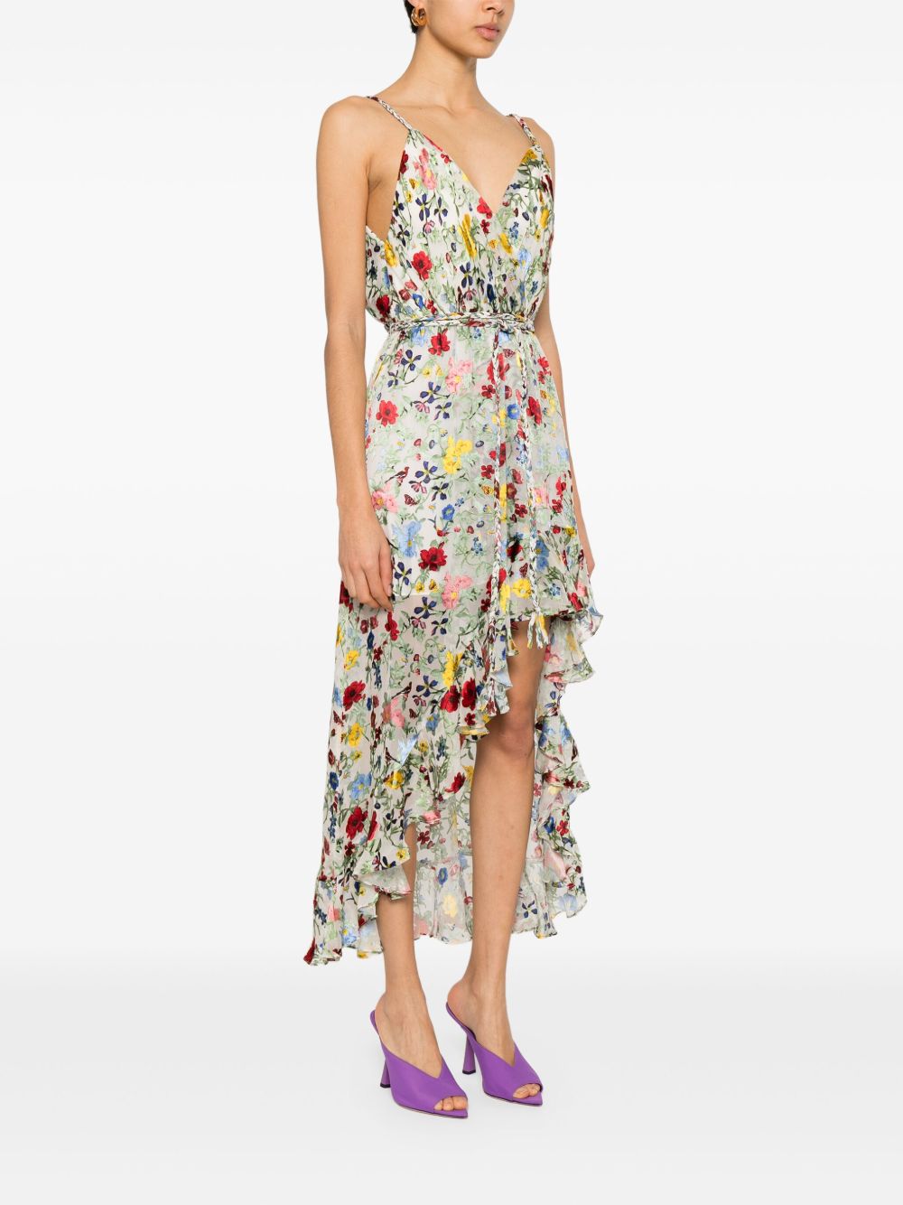 Alice + Olivia Dresses Multicolour Viscose Silk