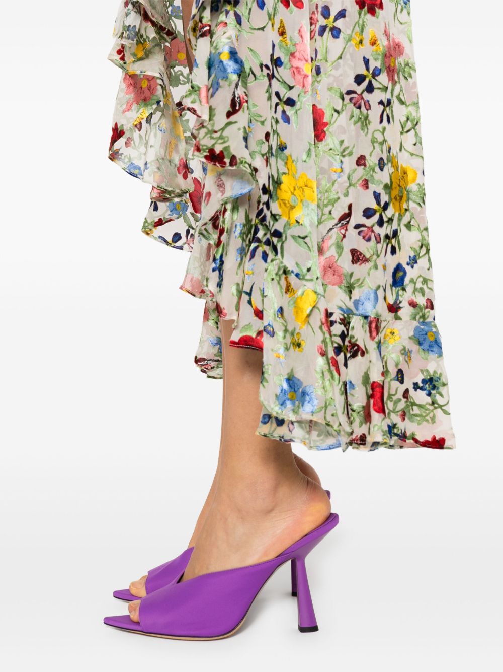 Alice + Olivia Dresses Multicolour Viscose Silk