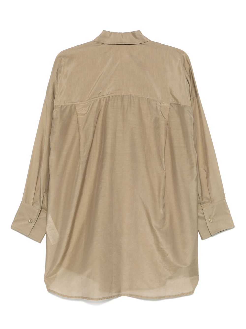 Semicouture Shirts Beige Cotton Silk
