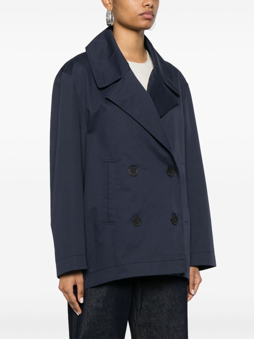 Semicouture Jackets Blue Cotton