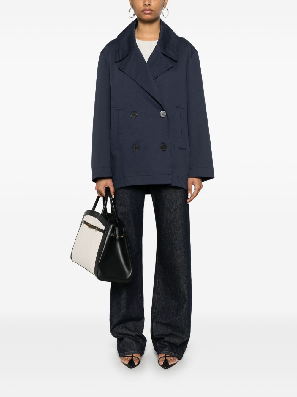 Semicouture Jackets Blue Cotton