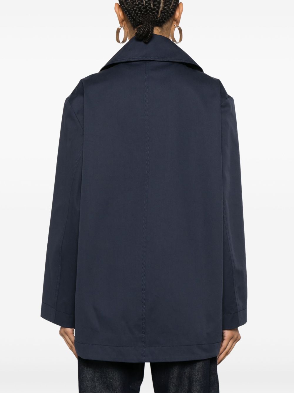 Semicouture Jackets Blue Cotton