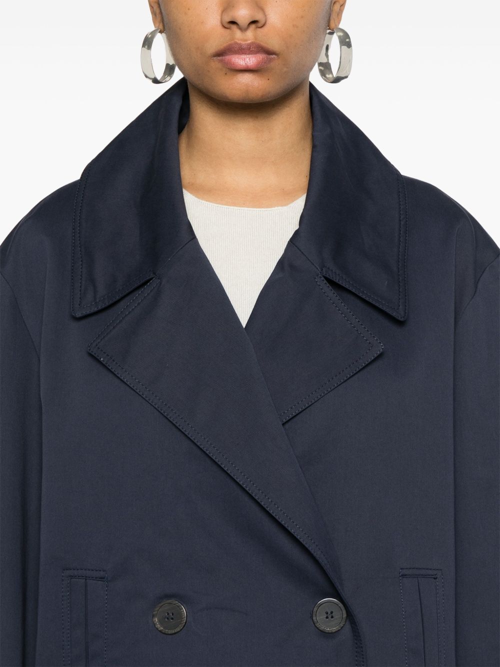 Semicouture Jackets Blue Cotton