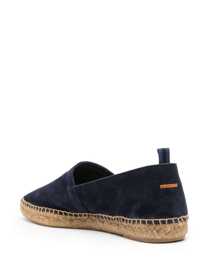 Castaner Flat Shoes Blue Lining: Raffia