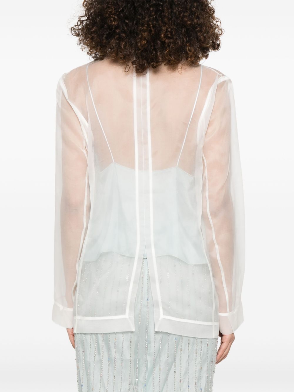 Forte Jackets White Silk