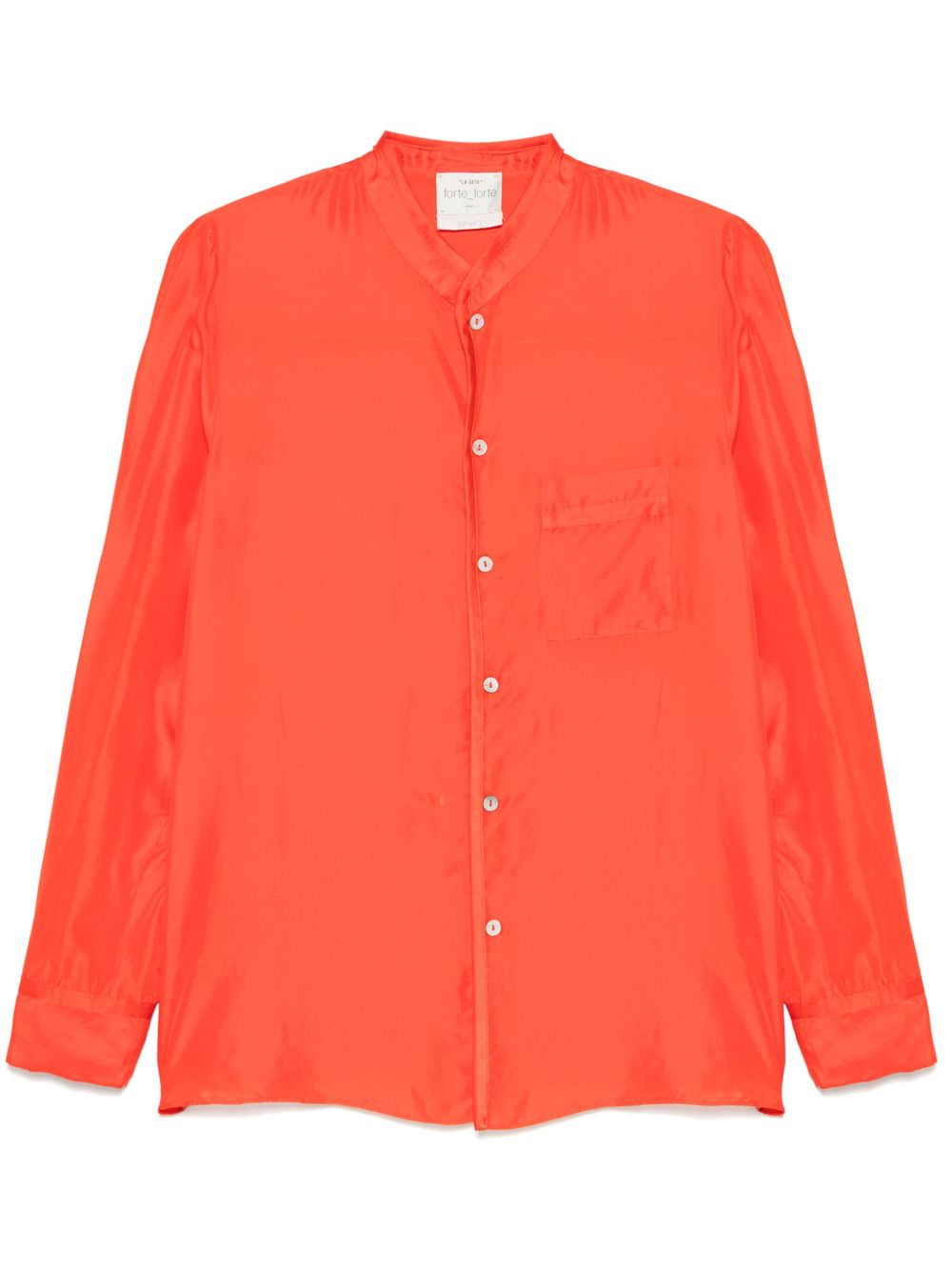 Forte Shirts Red Silk