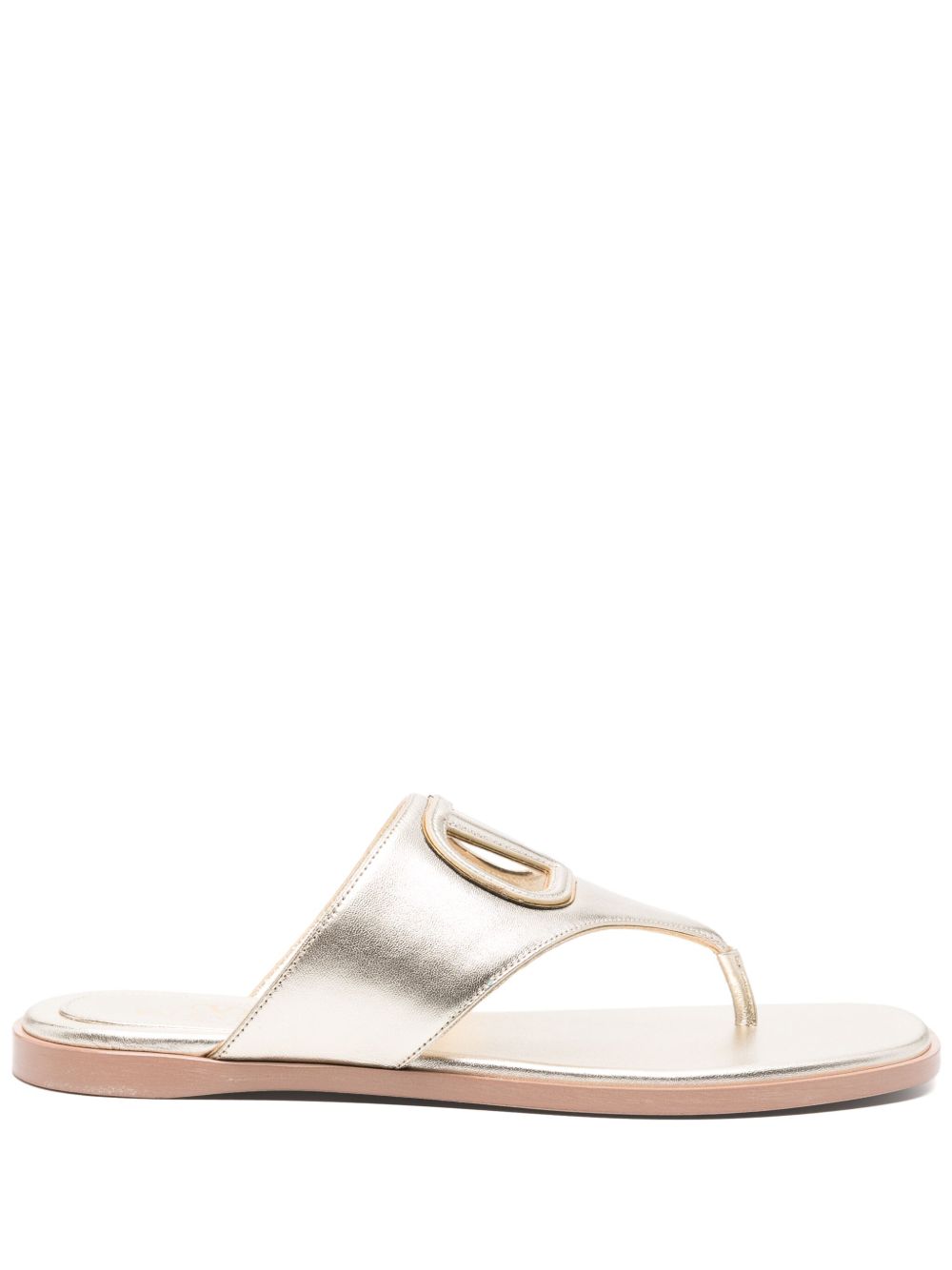 Valentino Garavani Sandals Grey Calf Leather