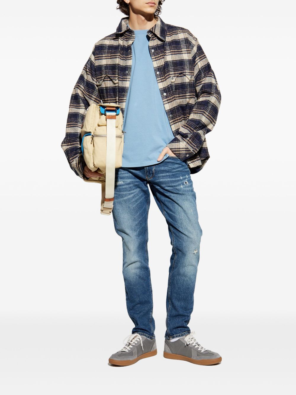 Emporio Armani Jeans Blu Cotton Elastane