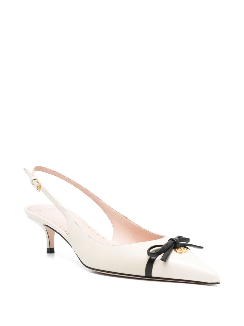 Valentino Garavani With Heel Ivory Calf Leather