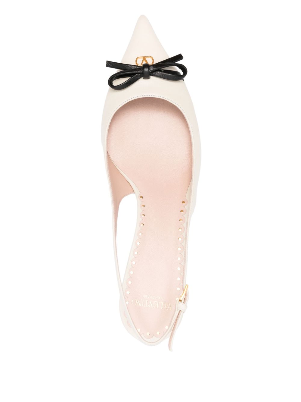 Valentino Garavani With Heel Ivory Calf Leather