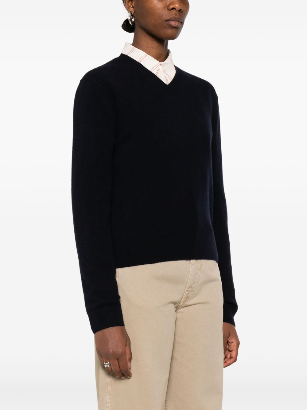 Toteme Main Sweaters Blue Cashmere