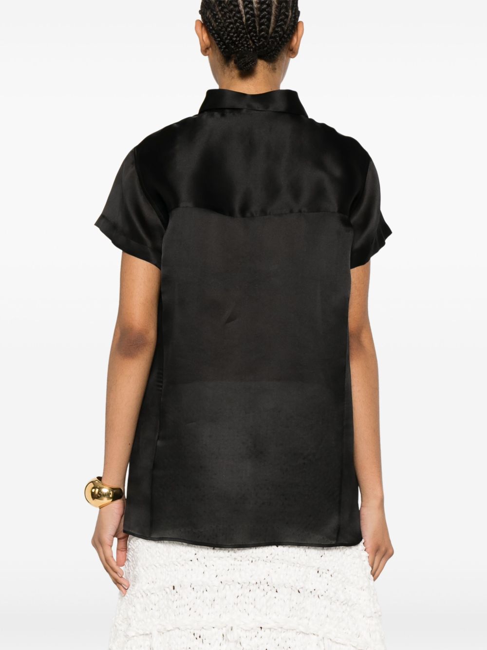 Khaite Shirts Black Silk