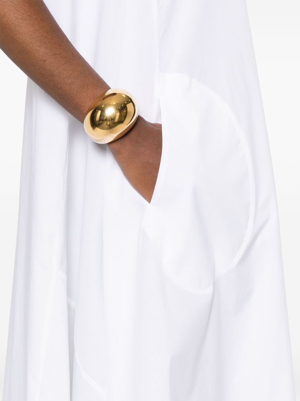 Emporio Armani Dresses Bianco Cotton