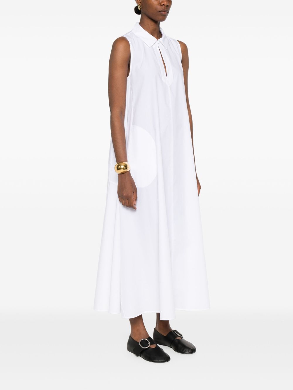 Emporio Armani Dresses Bianco Cotton