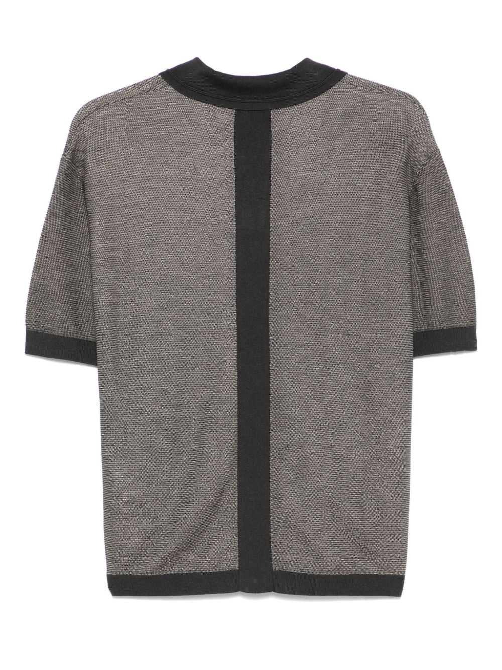 Emporio Armani T-Shirts And Polos Grigio Lyocell