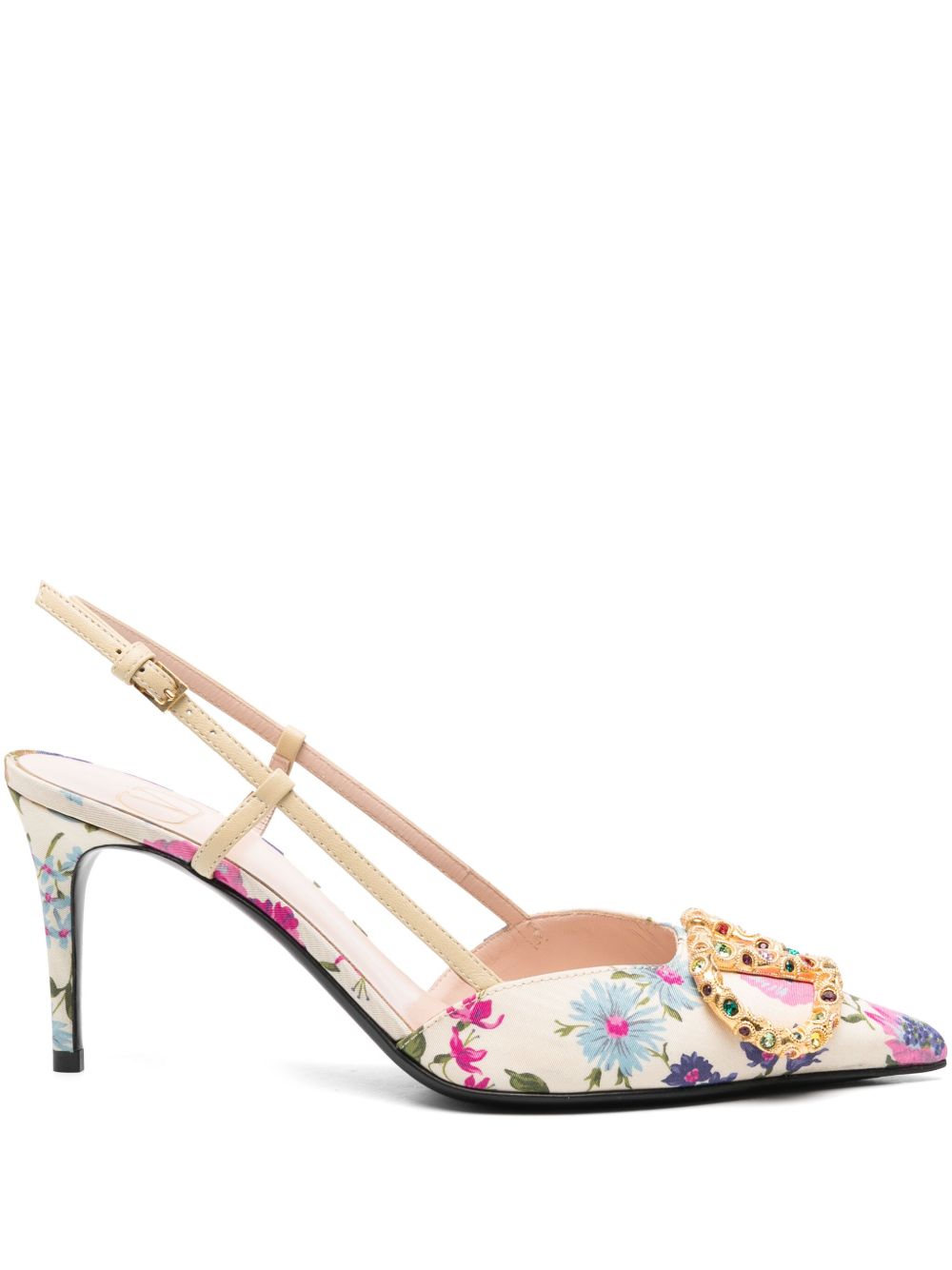 Valentino Garavani With Heel Ivory Calf Leather