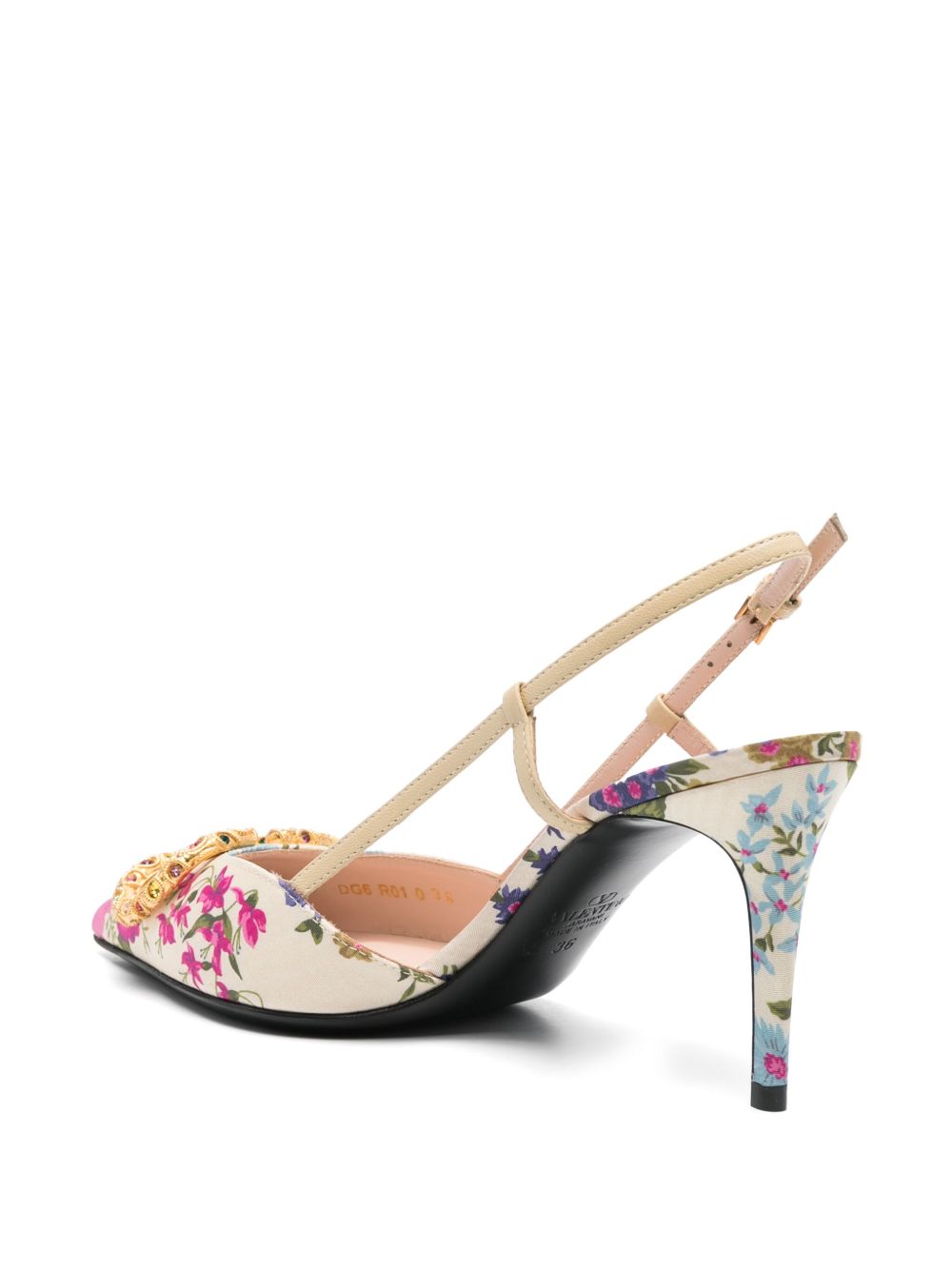 Valentino Garavani With Heel Ivory Calf Leather