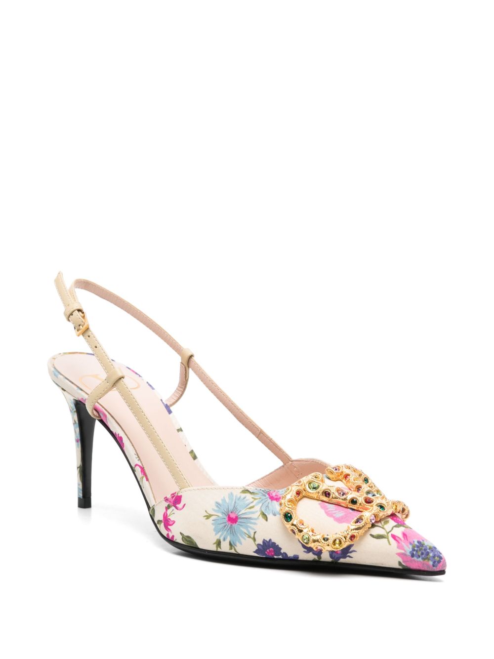 Valentino Garavani With Heel Ivory Calf Leather