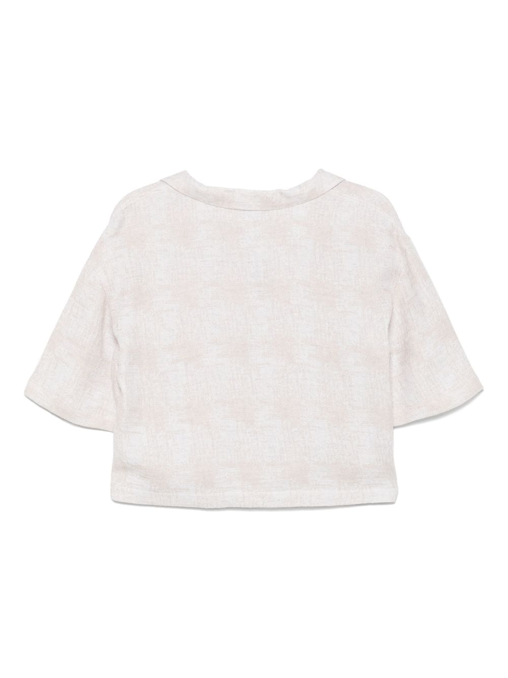 Emporio Armani Shirts Beige Linen Polyester