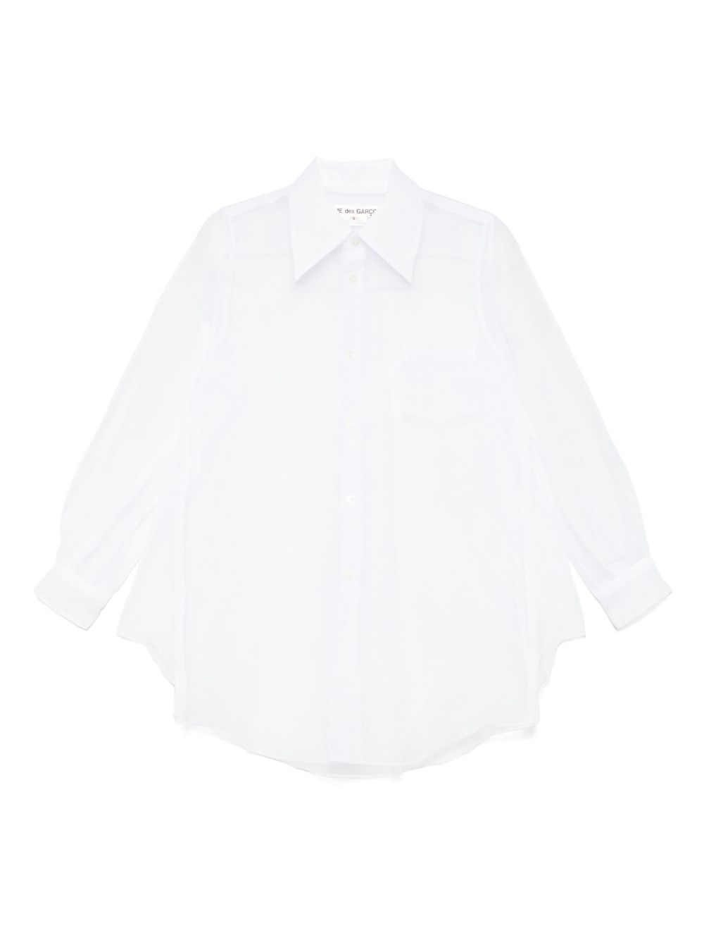 Comme Des Garcons Shirts White Polyester