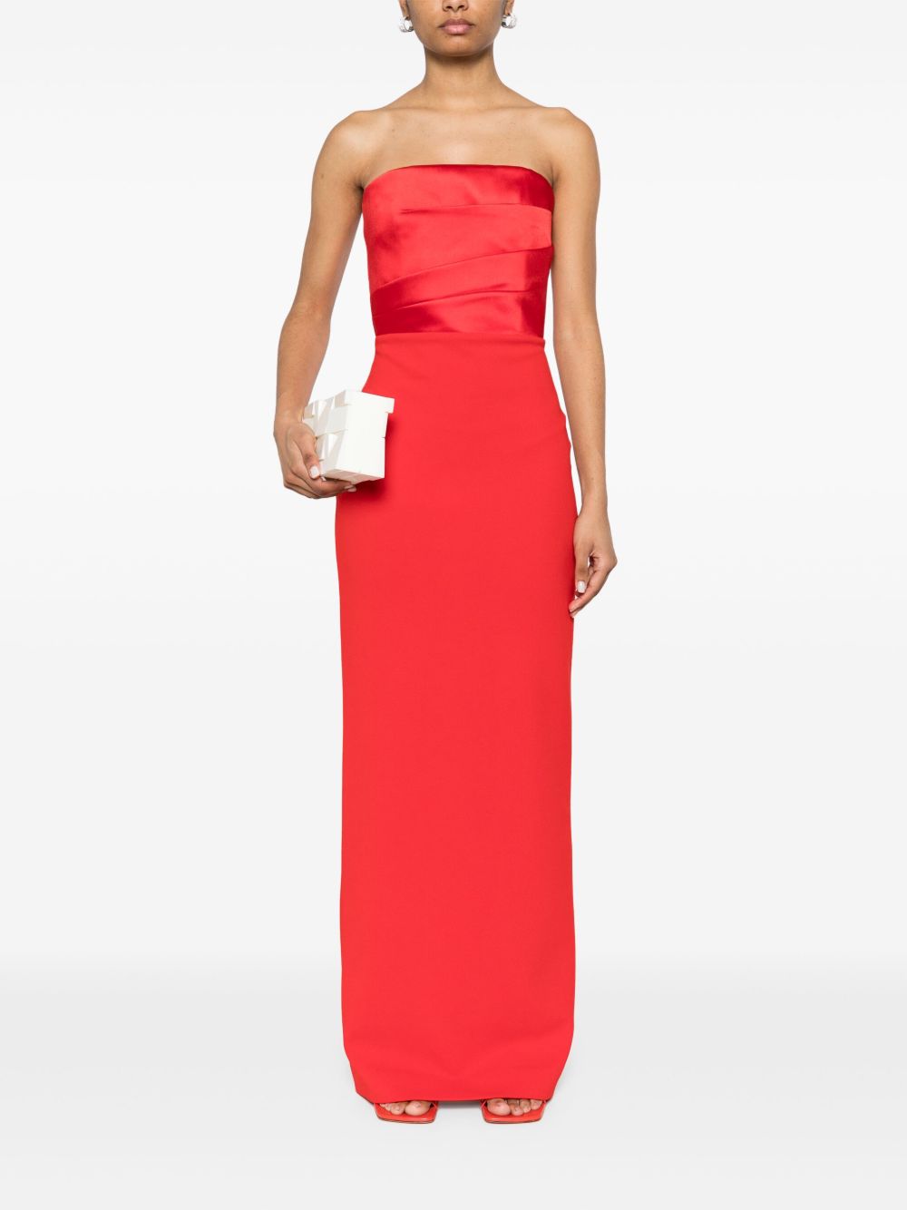 Solace London Dresses Red Polyester