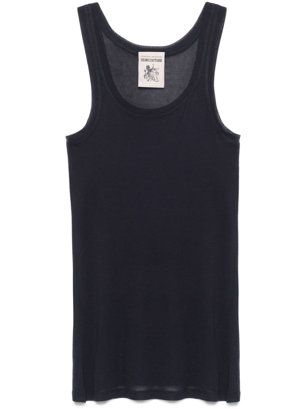 Semicouture Top Blue Viscose