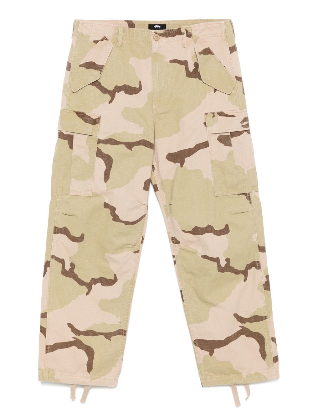 Stussy Trousers Brown Cotton