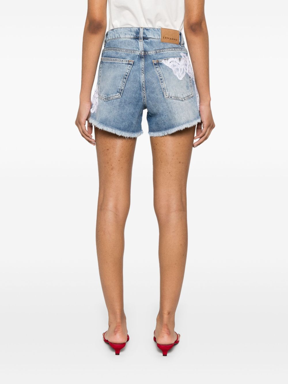 Ermanno Firenze Shorts Clear Blue Lining: Polyester