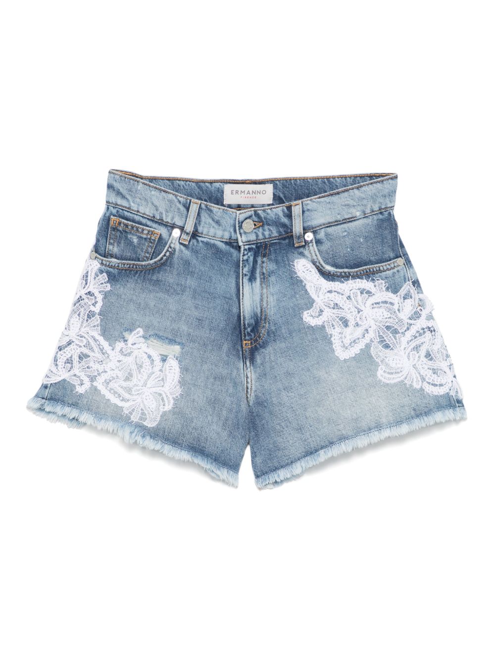 Ermanno Firenze Shorts Clear Blue Lining: Polyester