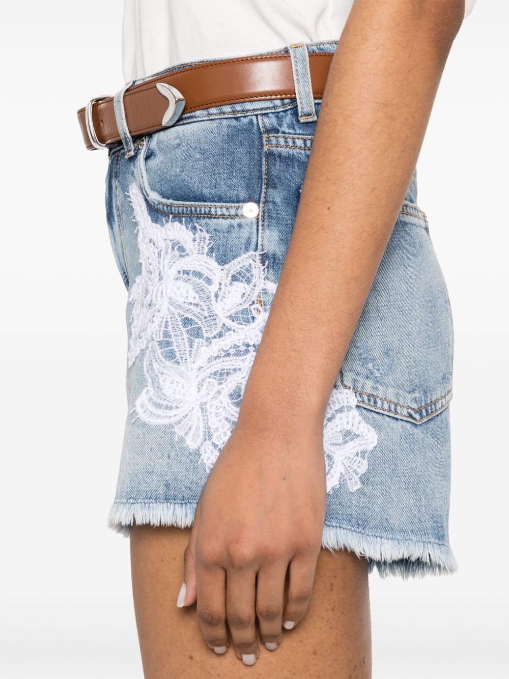 Ermanno Firenze Shorts Clear Blue Lining: Polyester