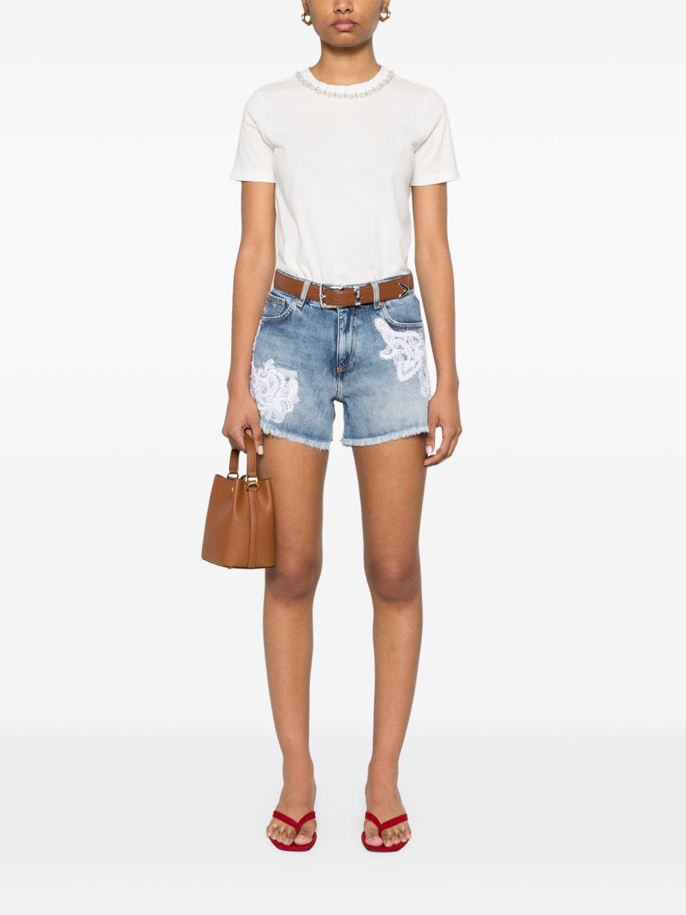 Ermanno Firenze Shorts Clear Blue Lining: Polyester