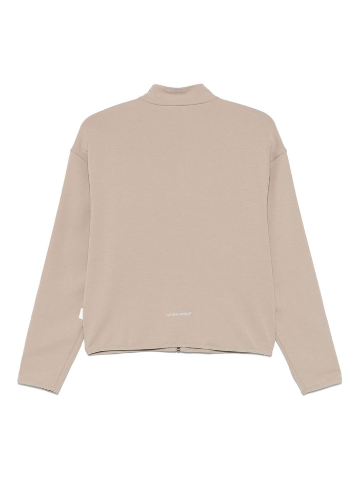 Ea7 Sweaters Beige Cotton