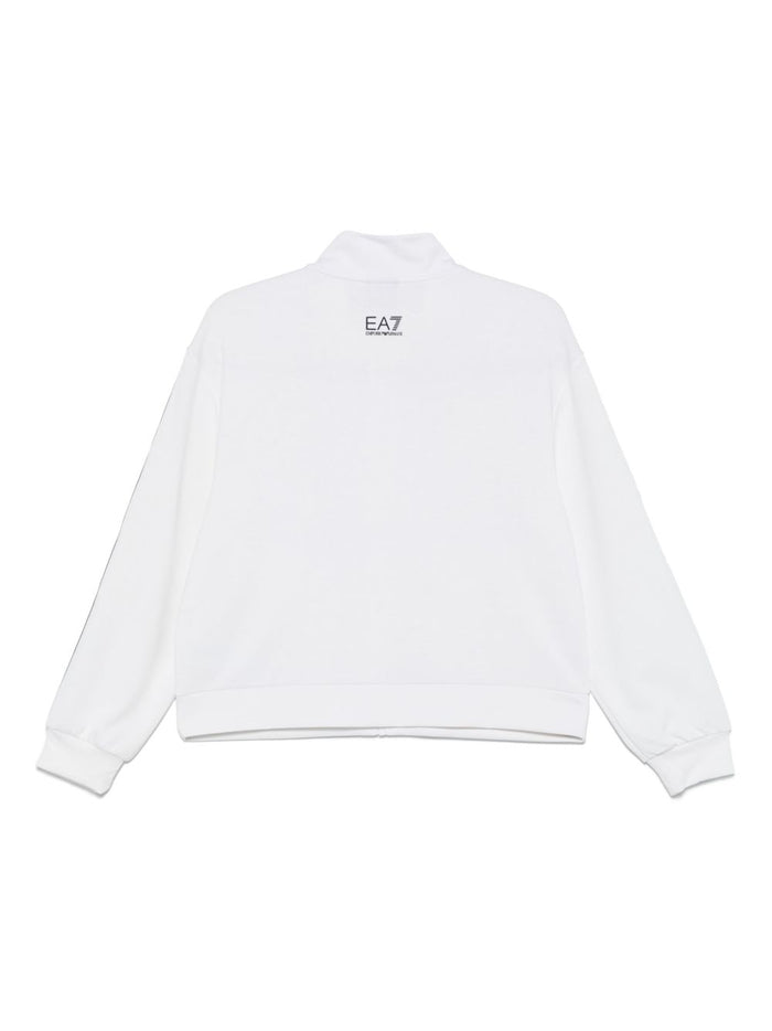 Ea7 Sweaters Bianco Modal