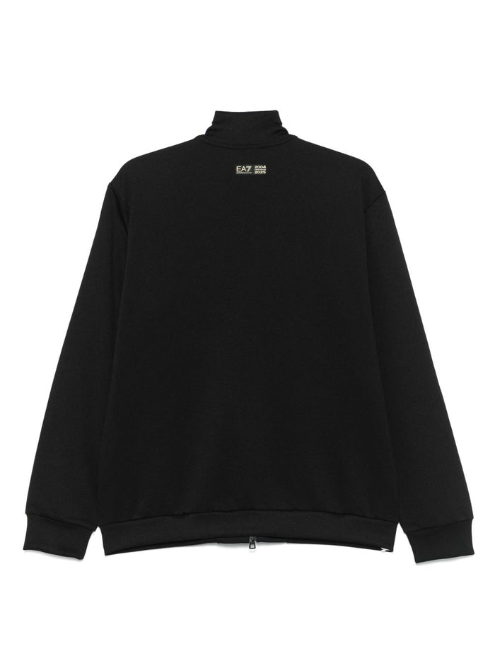 Ea7 Sweaters Nero Cotton