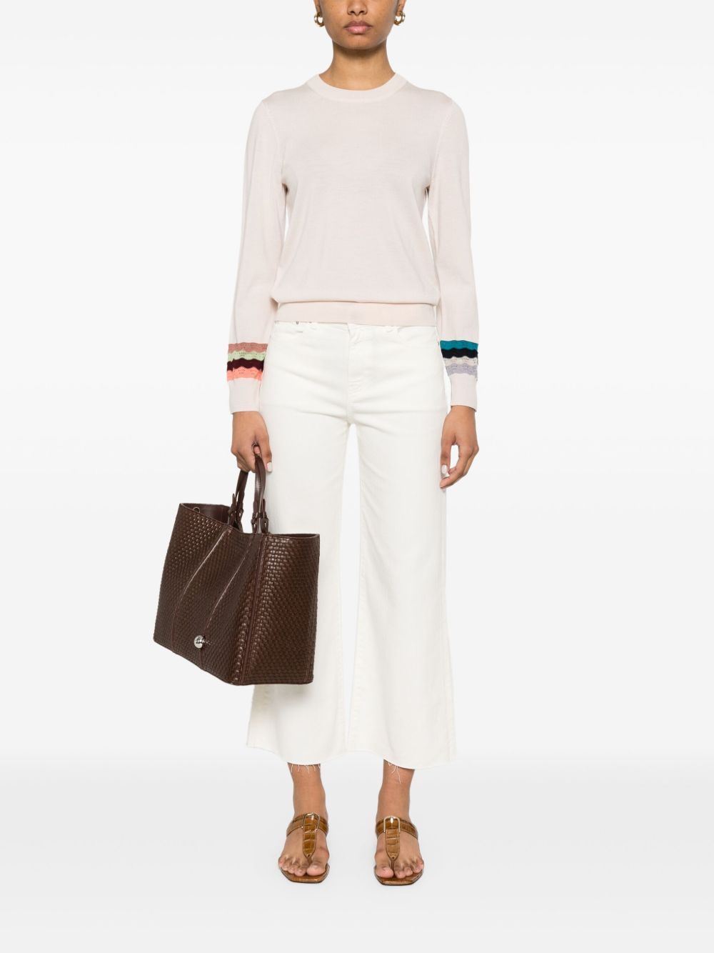 Ps By Paul Smith Sweaters Beige Wool Viscose Nylon Metallic