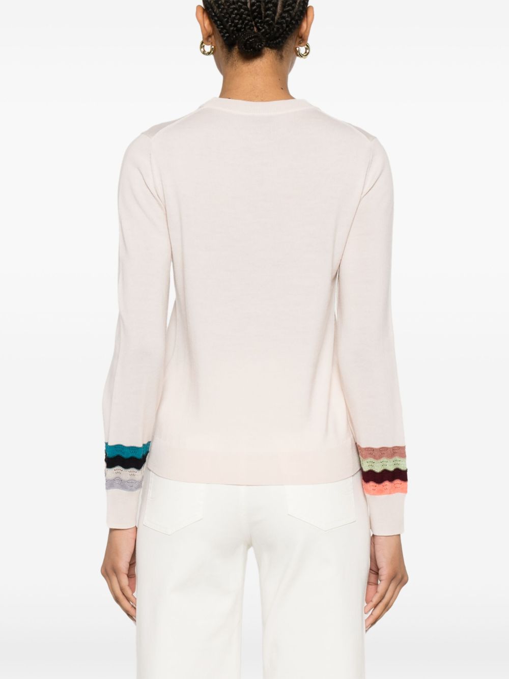 Ps By Paul Smith Sweaters Beige Wool Viscose Nylon Metallic