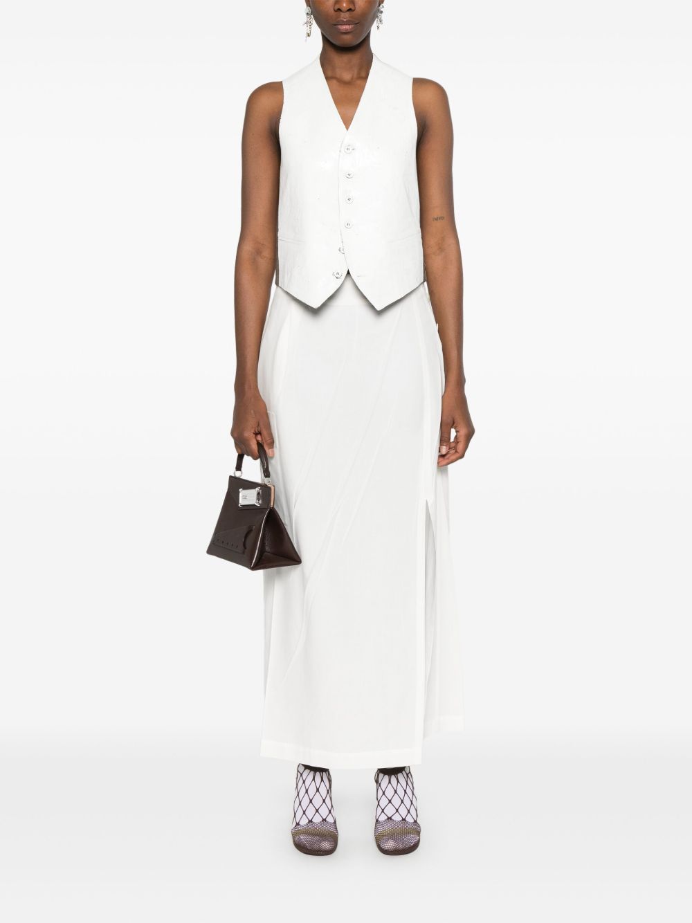 Mm6 Maison Margiela Sweaters White