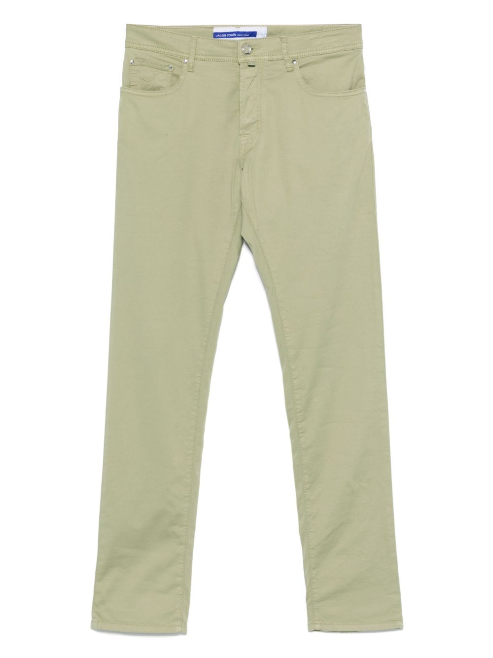 Jacob Cohen Jeans Green Cotton Lyocell Elastane
