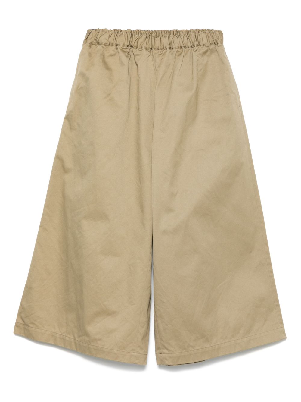 Comme Trousers Kaki Cotton