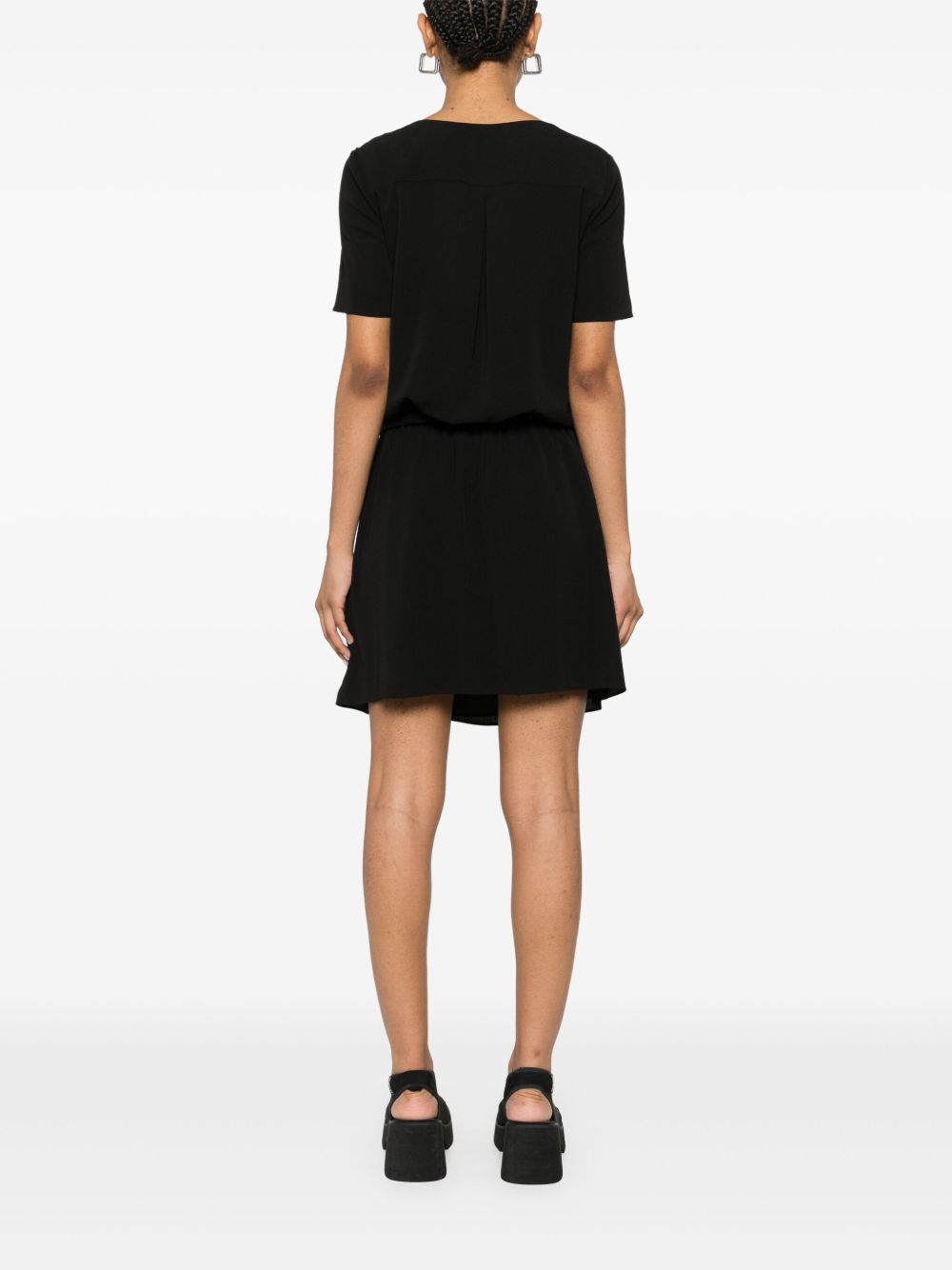 Emporio Armani Dresses Nero Cotton