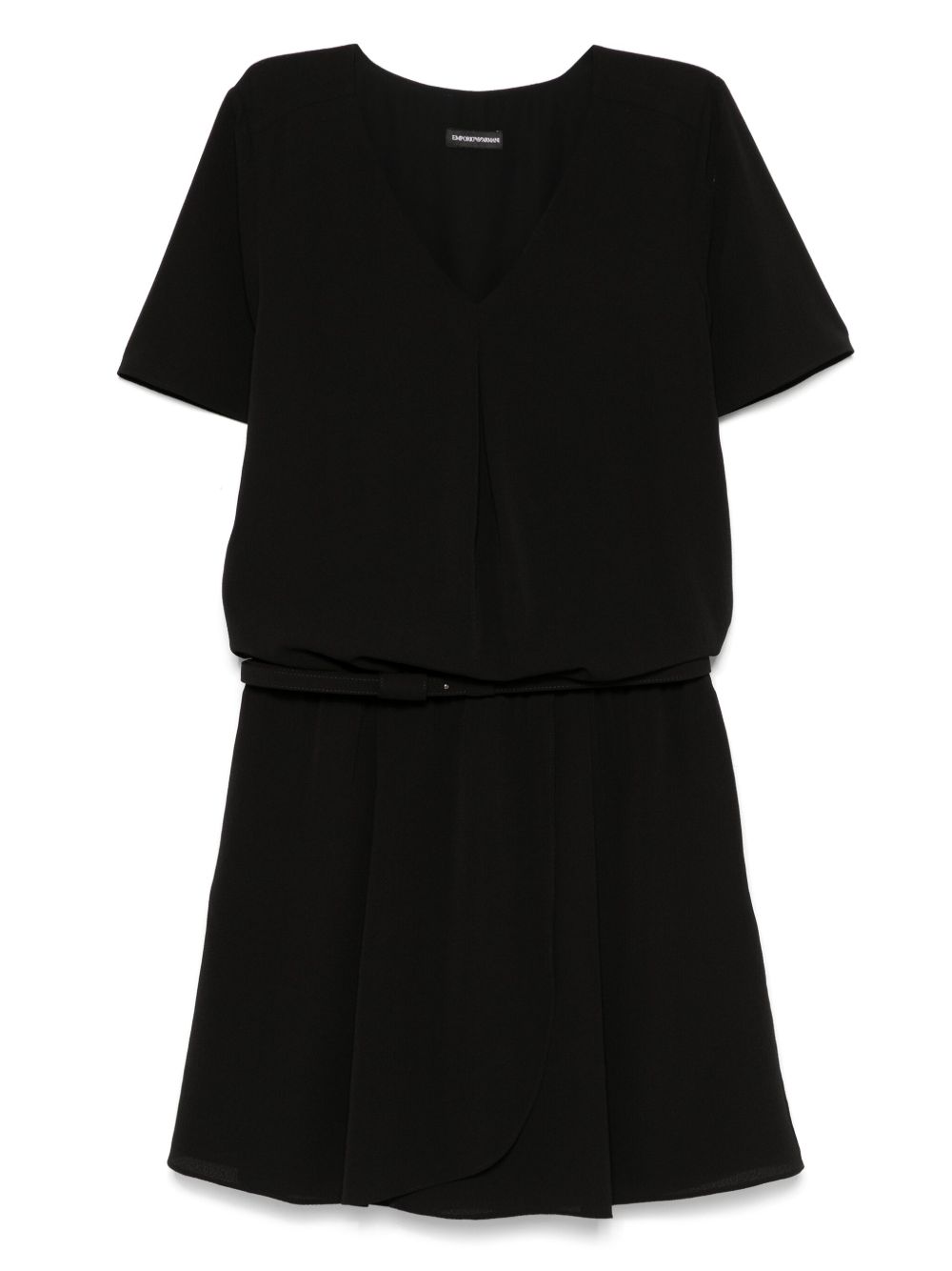 Emporio Armani Dresses Nero Cotton