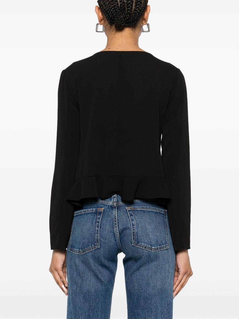 Emporio Armani Jackets Nero Cotton