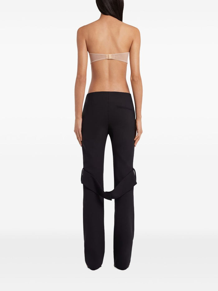 Courreges Top Black Viscose