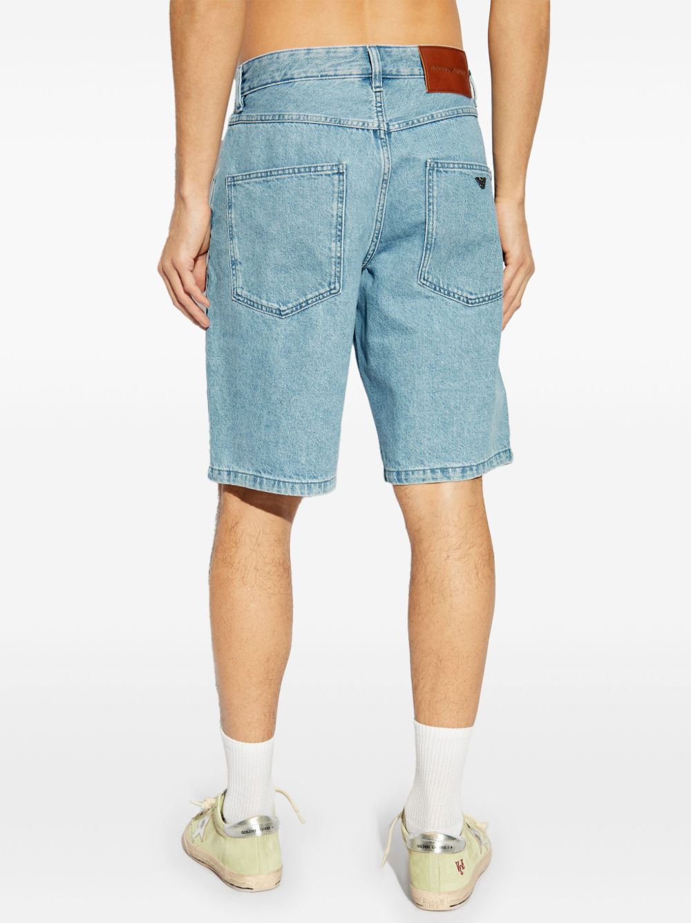 Emporio Armani Shorts Blu Cotton