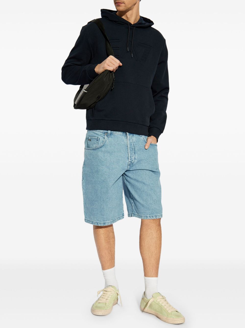 Emporio Armani Shorts Blu Cotton