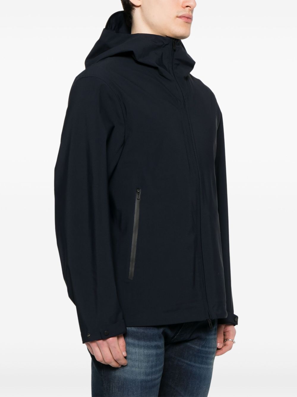 Emporio Armani Capsule Coats Blu Outer: Polyamide