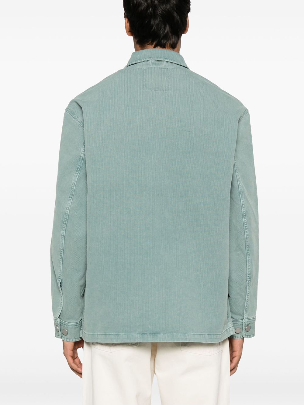 Emporio Armani Jackets Azzurro Organic Cotton