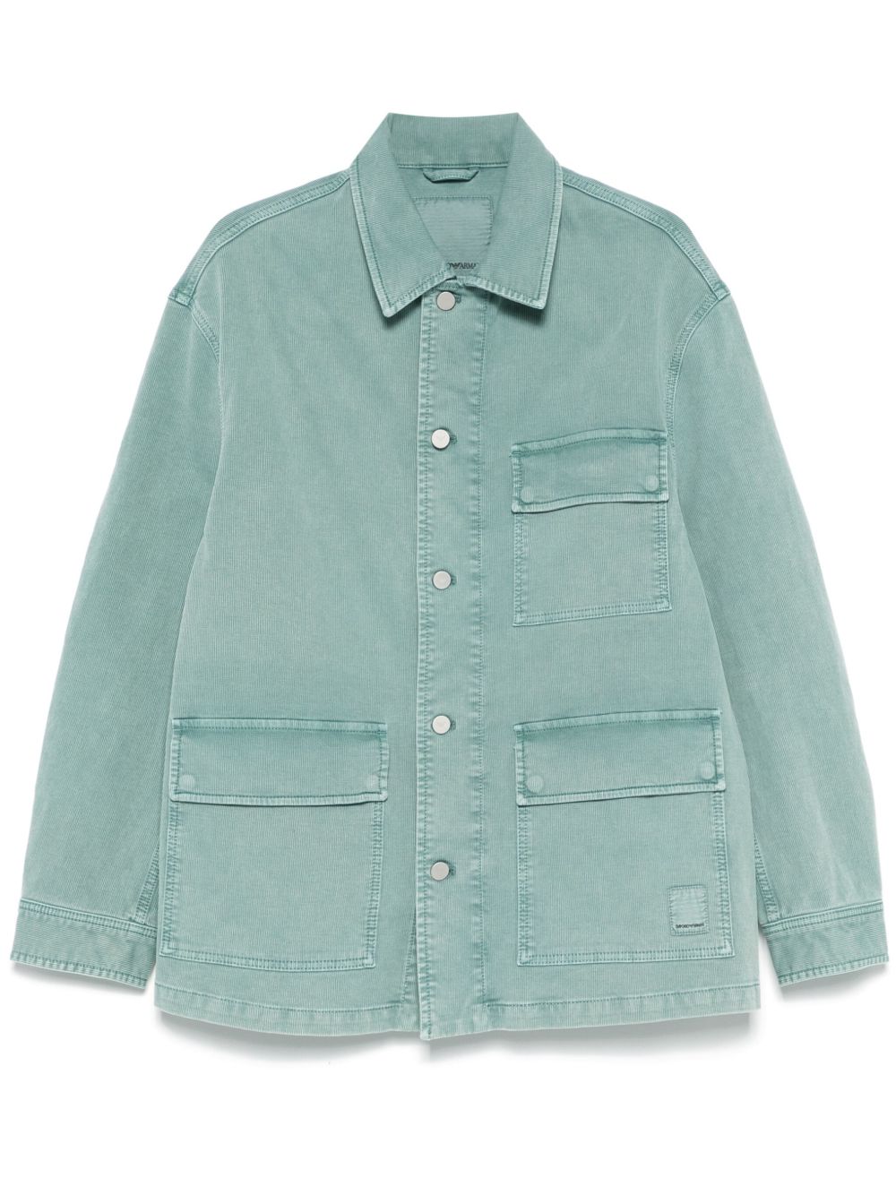 Emporio Armani Jackets Azzurro Organic Cotton